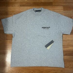 Essentials Heather Gray Short Sleeve Tee